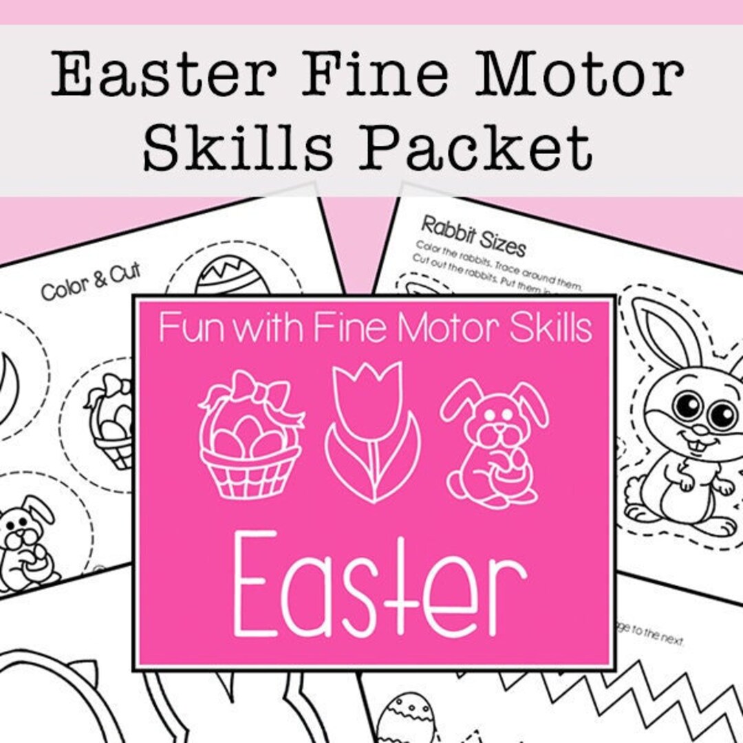 Easter Fine Motor Skills Packet for Preschool - 1st Grade - Etsy