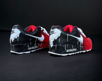 Benutzerdefinierte handbemalte Nike Air Max 90 Sneakers | Personalisierte künstlerische Schuhe | Anpassbares Design | Benutzerdefinierte Nike Schuhe | Air Max 90 Art.-Nr