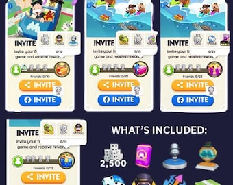 Bar virtuale "Invita amici" per 65 inviti - Digitale