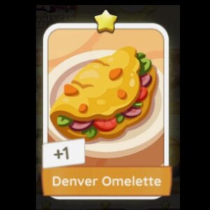 Denver Omelette with 1 Star - Digital Sticker
