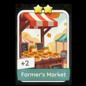 Farmer&#39;s Market with 2 Star - Digital Sticker
