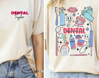 Custom Dental Assistant Shirt: Personalized Dentist Gift