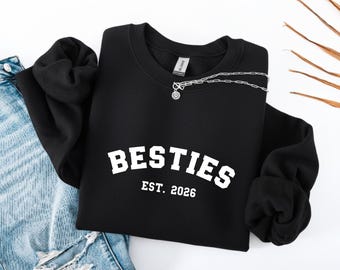 Camiseta personalizada para mejores amigas, sudadera para mejores amigas, ropa a juego para un viaje de fin de semana entre chicas, camiseta de cumpleaños para mejores amigas, regalos de camisetas para mejores amigas