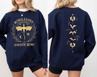 Fourth Wing Sweatshirt: Basgiath War College Dragon Rider Hoodie