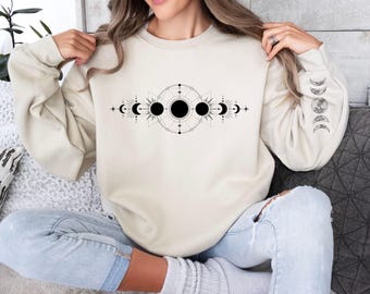 Celestial Moon Phase Shirt: Astrology Spiritual Tee