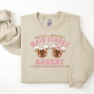 Mickey and Minnie Christmas Shirt: Gingerbread Bakery Design