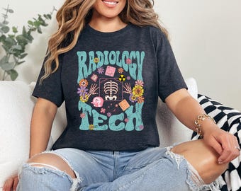 Radiology Tech T-Shirt: Rad Tech Gift, X-Ray Skeleton Hoodie