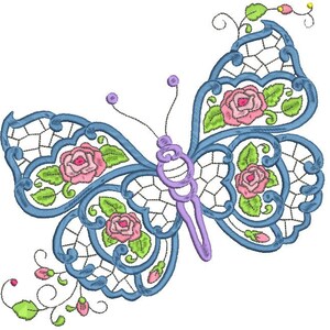 Flowered Butterflies
