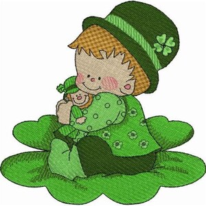 Irish Lace and Smiling Faces Machine Embroidery