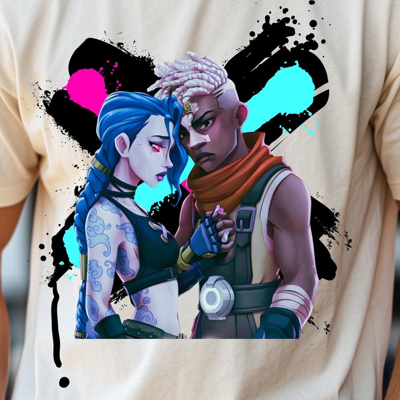 Ekko and Jinx Necklace - Etsy