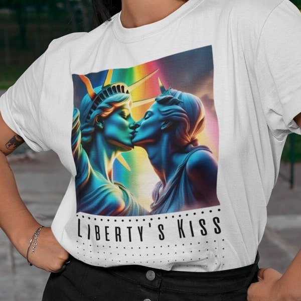 The statue of liberty shirt Lesbian shirt Bisexual pride shirt Lgbtq Ally Support Gay Pride month t-shirt Pride festival Gay pride Bi shirt