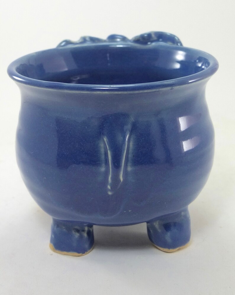 standing elephant mug in medium blue image 4