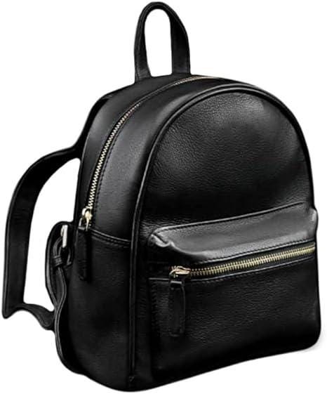 Vintage Leather Black Backpack - Etsy display picture 2