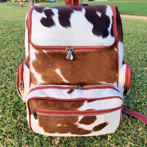 Sac à dos en cuir de vachette - Sac à langer - Sac d'école - Sac à bandoulière - Sac à dos western, cadeau pour maman et enfant BG01