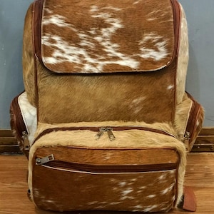 Sac à dos en cuir de vachette exotique - Sac à langer - Sac à bandoulière cartable - Sac à dos western, cadeau pour maman, sac unique pour enfants de Noël