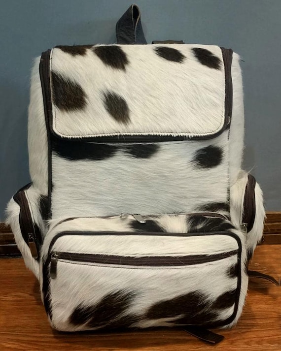 Handmade Cowhide Backpack – Leather Travel Daypack, Diaper  display picture 1