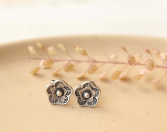 Mini Cactus Flower Post Earrings