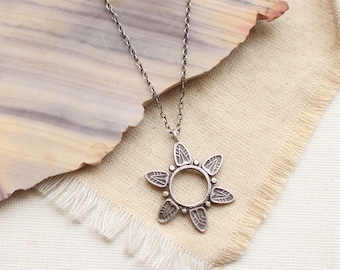 Feathered Sun Necklace