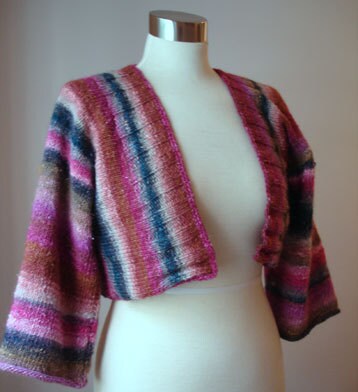 Knitting Pattern for Halfobi Cardigan Shrug Bolero - Etsy