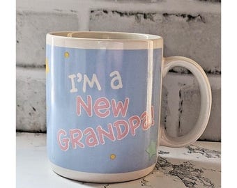 I'm a New Grandpa! coffee mug, 1988 Hallmark.