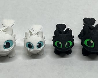 Articulated Movie Dragons/ Movie Dragon Fidget/ Movie Dragon Keychain/ Flexi Movie Dragon