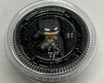 Superhero (Bat) inspired play dough party favors!