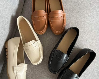 Topsider for Women| Flat shoes loafers for her| Slip on shoes| Summer shoes