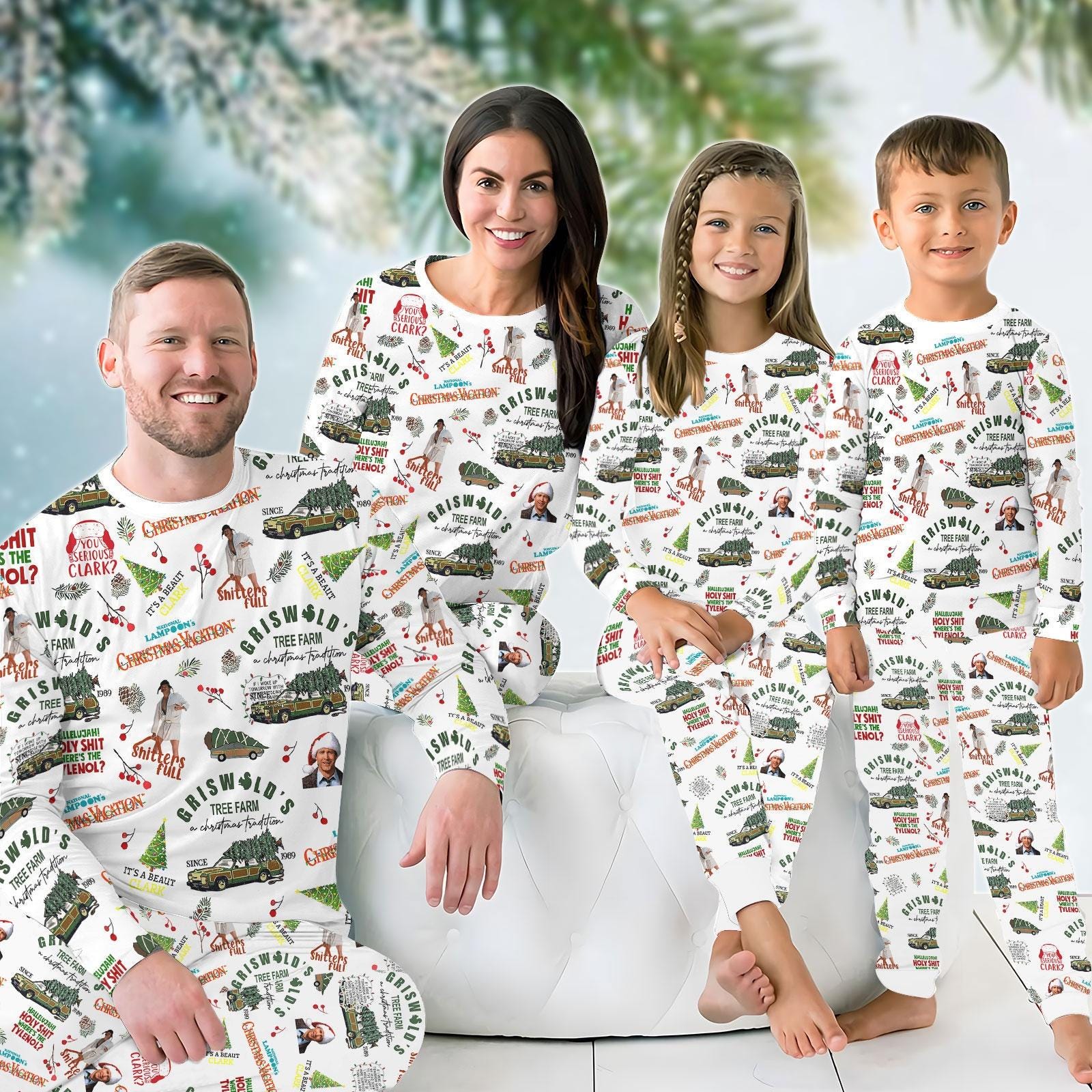 National Lampoons Christmas Vacation Pajamas Etsy