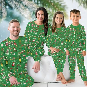 Elf Family Pajamas Etsy