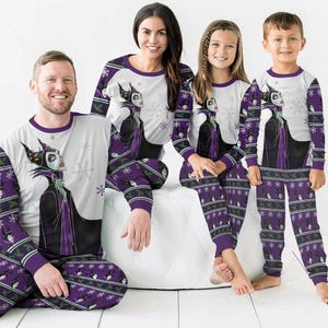 Disney Villains Pajamas Set Villain Characters Womens Pajamas Maleficent Pajamas Family Ursula Matching Pajamas Set Gift for Fan Etsy