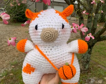 かぎ針編みの牛