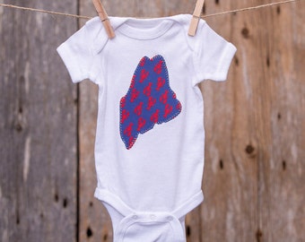 Signature Lobster Maine Baby Bodysuit · Cute Baby Clothes · Maine Toddler Clothes or Kids Tee · Maine Infant Outfit