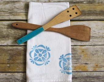 Tea Towel Celtic Kitchen Decor · Dish Towel Kitchen Linens · Flour Sack Towels Hostess Gift · Custom Towel Gift for Mom