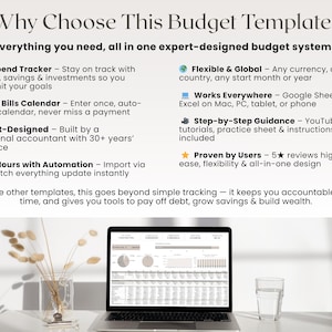 Annual Budget Google Sheets Spreadsheet Monthly Planner Weekly Biweekly Personal Finance Templates Savings and Debt Tracker Bill Calendar image 2