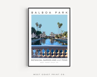 Balboa Park San Diego Art Print: California Travel Poster