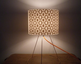 Lampshade "graphic design" Ipanema "SEPIA