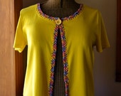 tshirt and cardigan