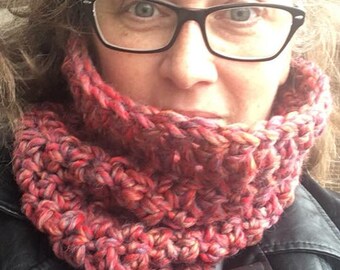 Warm Cowl Carnival Red Cowl Scarf Neckwarmer