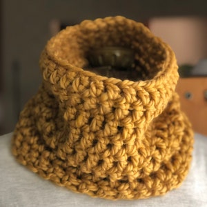 Honey Gold Cowl Scarf Neckwarmer Autumn Accessories image 6