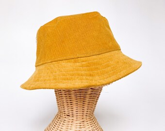 Mustard yellow bucket hat online