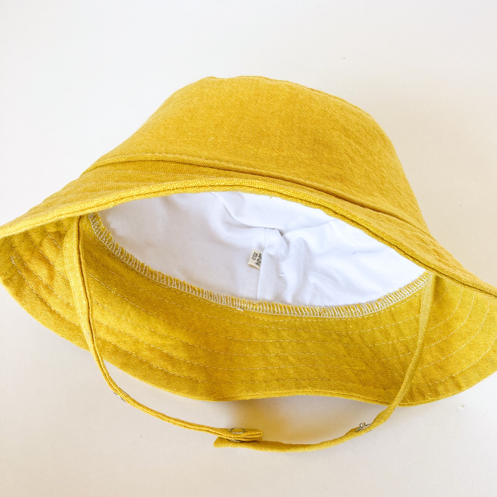 Yellow Bucket Hat, Baby Sun Hat, Summer Baby Gift, Toddler Sun Hat