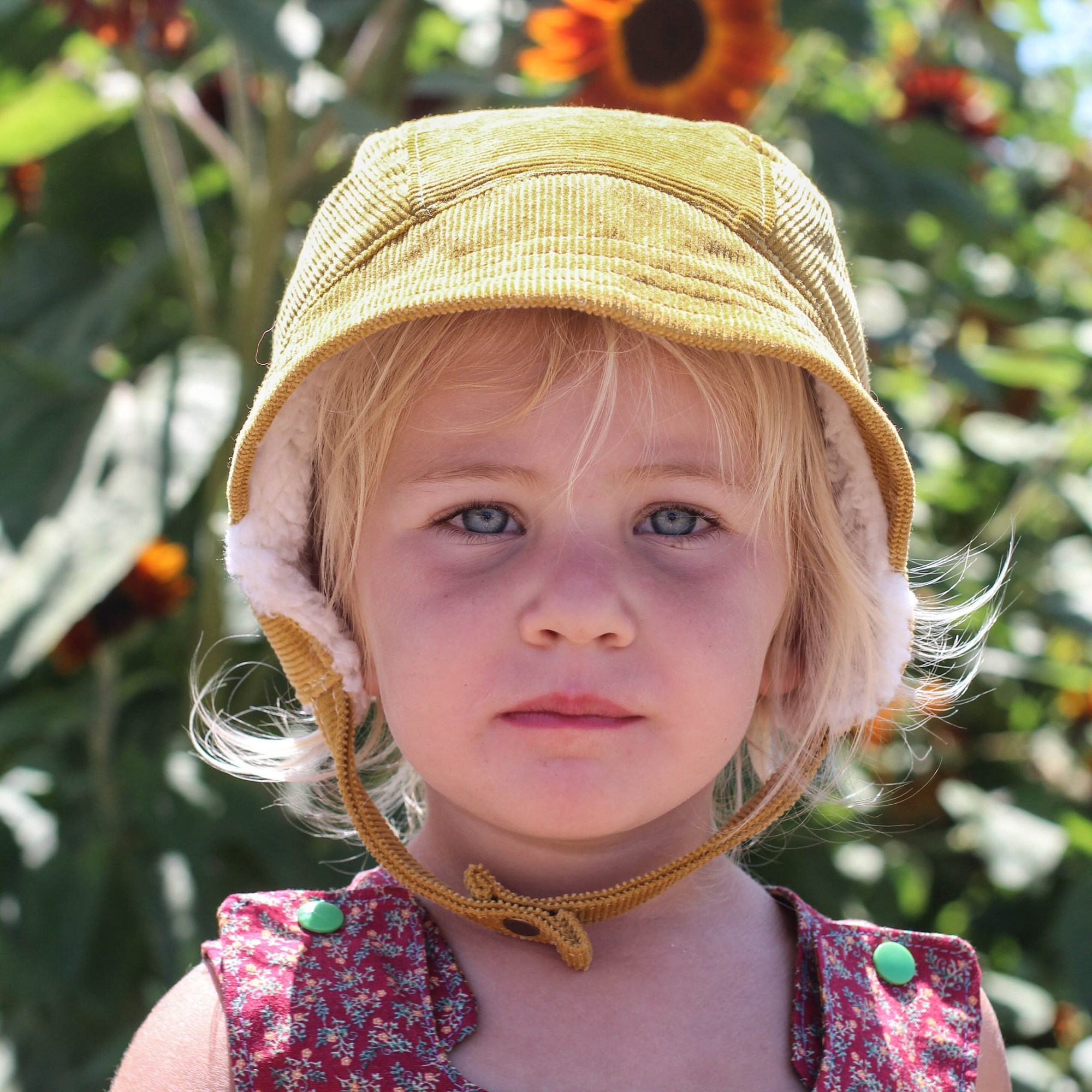 Yellow Baby Hat Winter Bonnet Neutral 