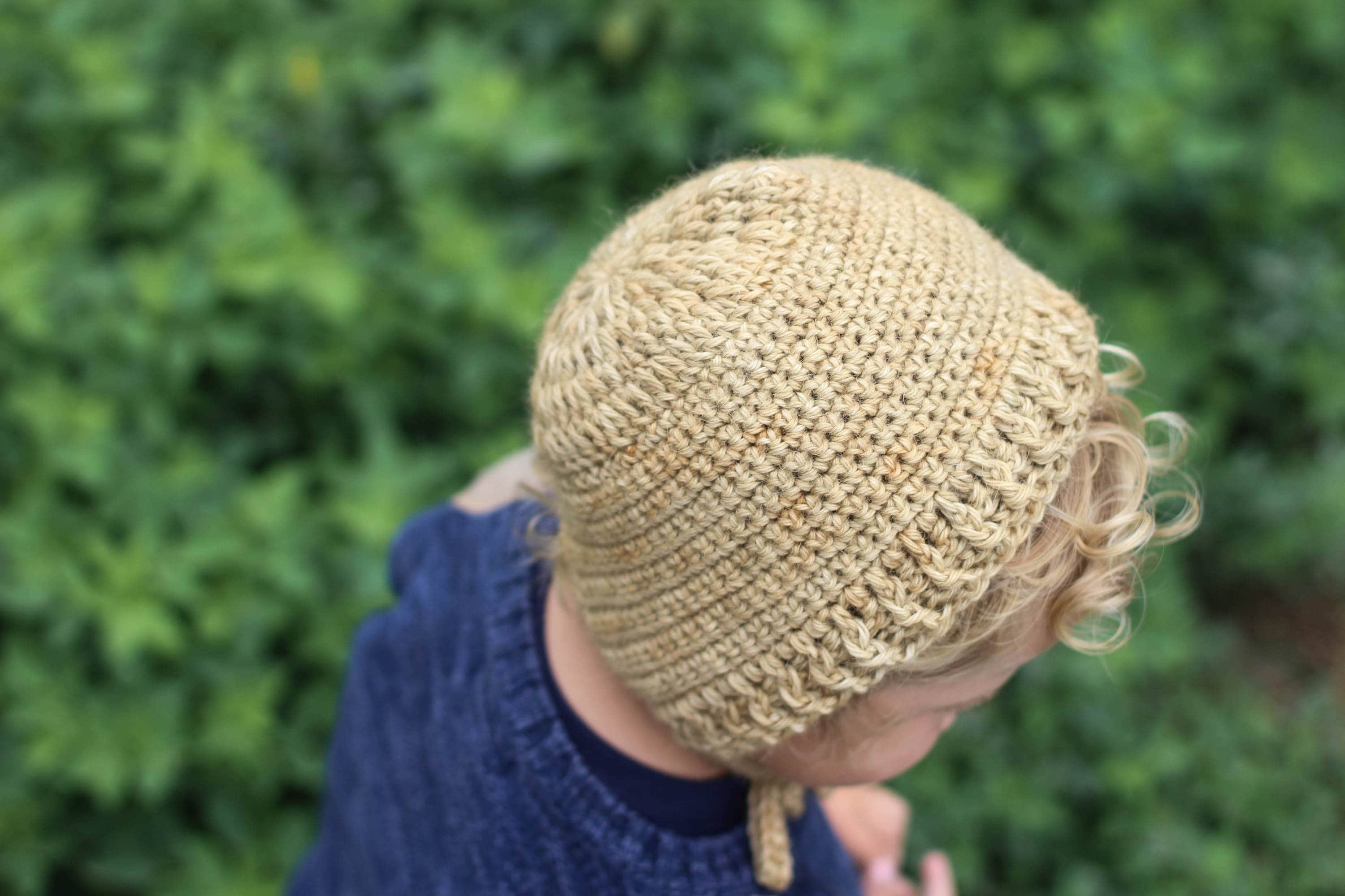 Crochet Pattern Heirloom Baby Bonnet , PDF Download, Simple