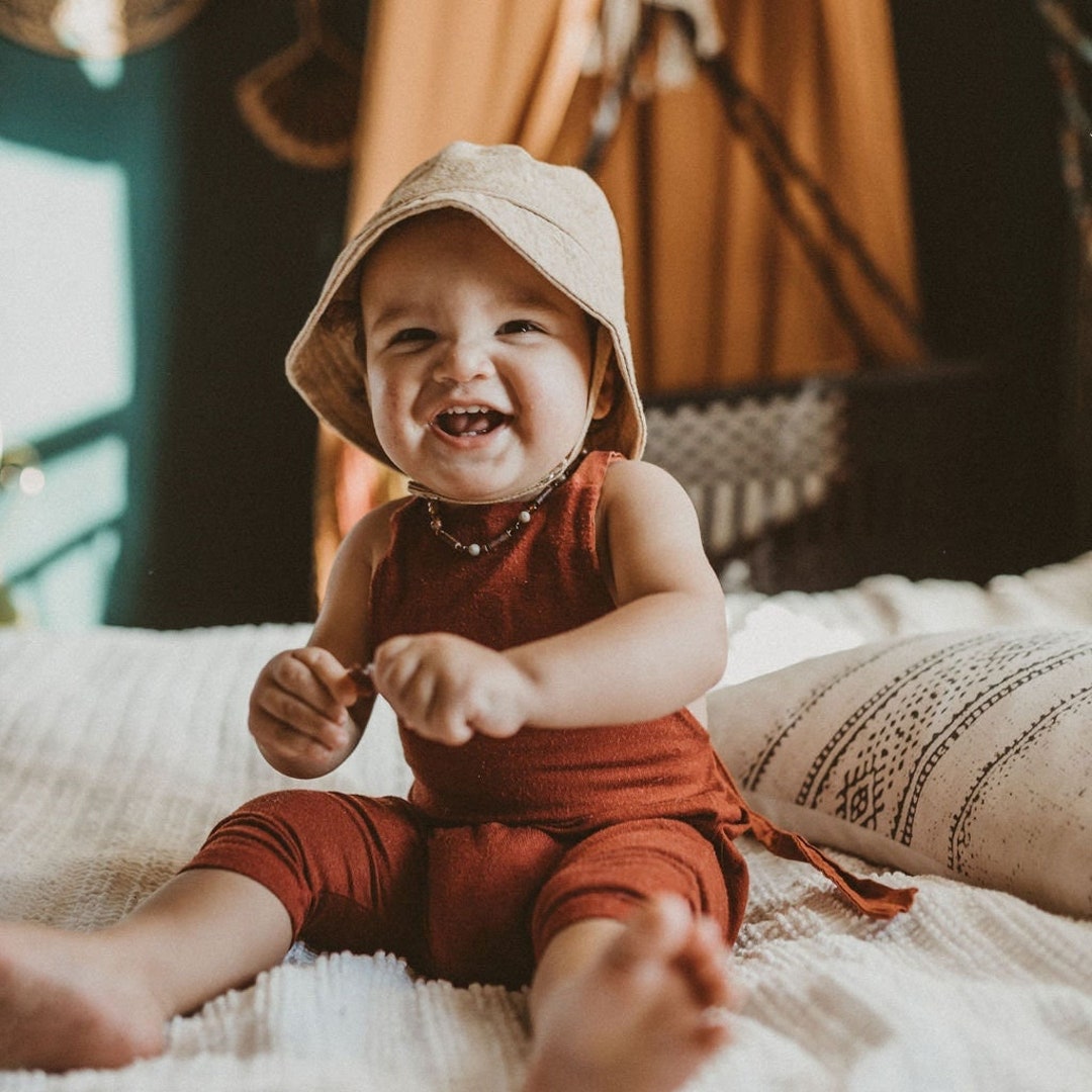 Baby Bucket Hat, Kids Summer Hat, Outdoor Baby Gift, Beach Sun Hat