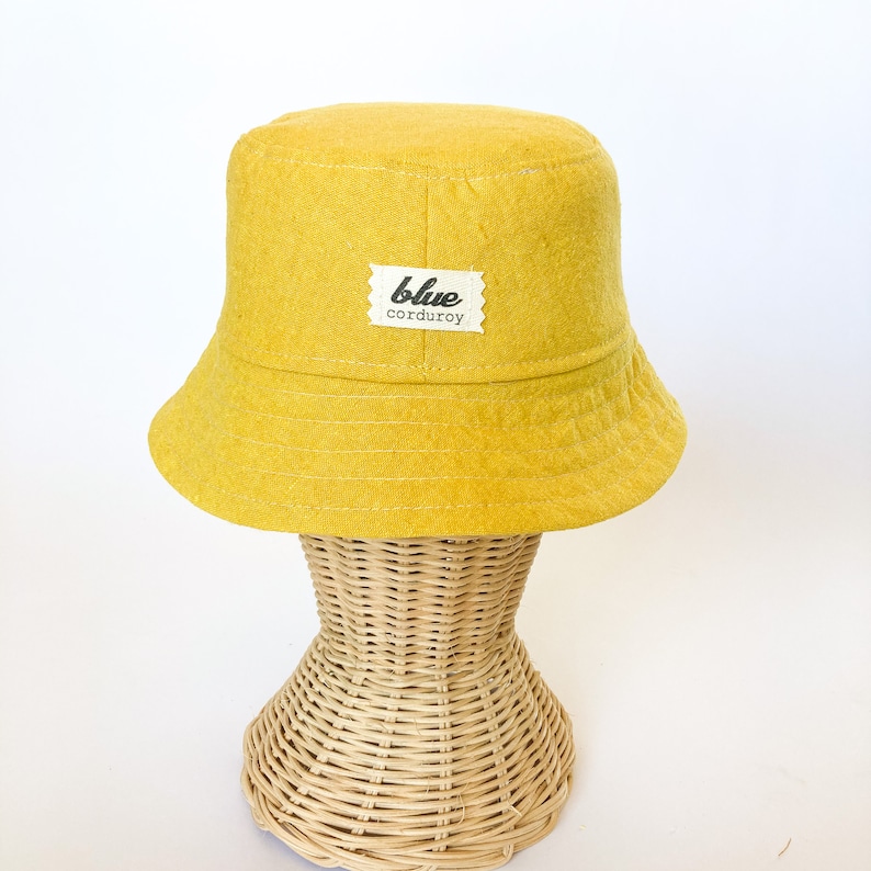 Yellow Bucket Hat Baby Sun Hat Summer Baby Gift Toddler Sun Etsy