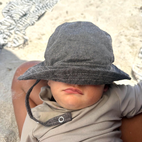 Cappello Da Pescatore Bambino - Protezione Solare UPF 50+, Regolabile, Unisex, Per Spiaggia - Foto 4