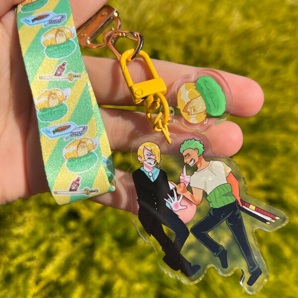 ZoSan! one piece lanyard keychain