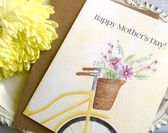 Bicycle Mothers Day Card