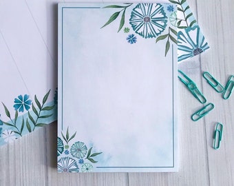 Floral Notepad 5x7