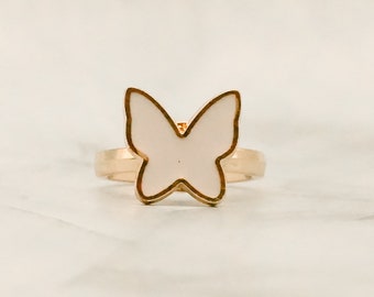 Butterfly Ring for kids fidget rings, gifts for girls